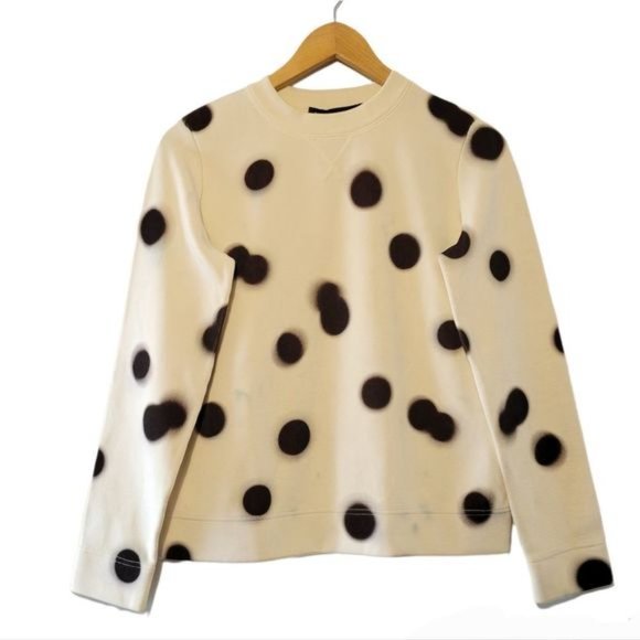 Marc By Marc Jacobs Polka Dot Print Crew Neck Sweater Size Small. - Picture 4 of 8